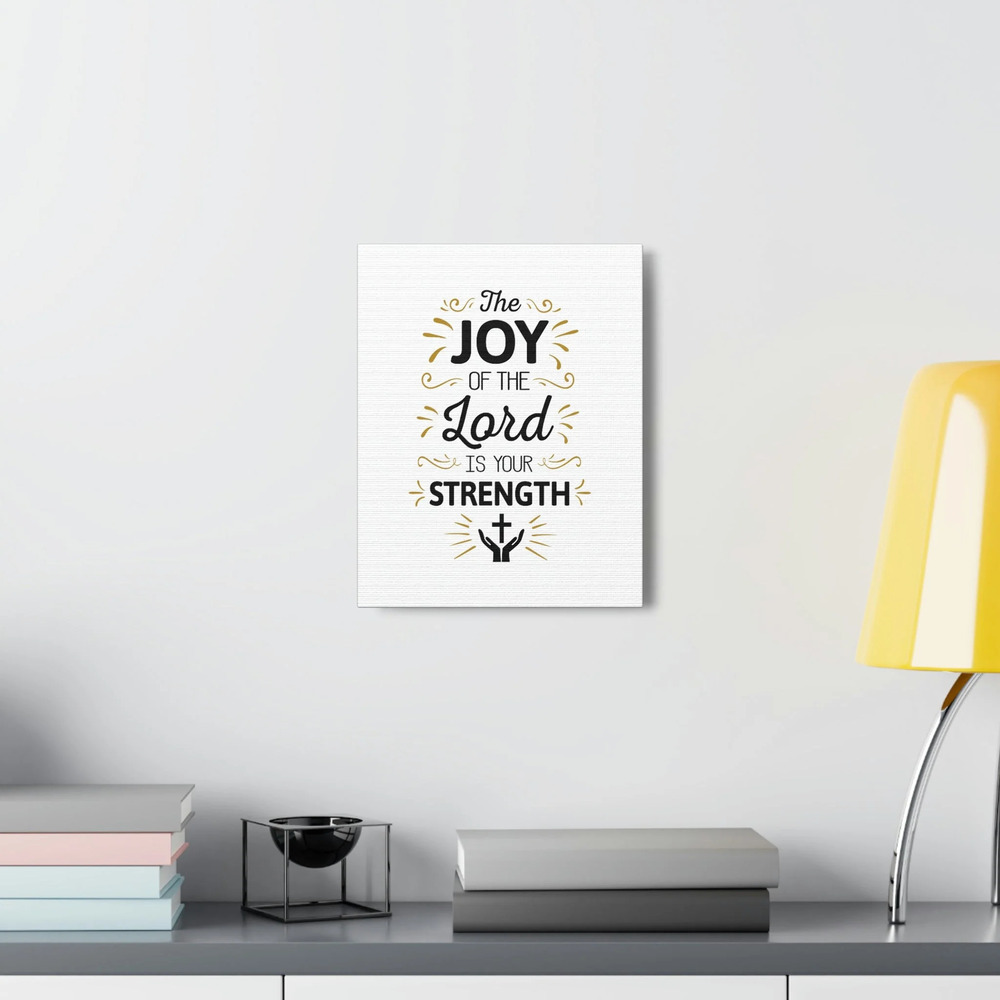Scripture Walls The Lord is Your Strength Nehemiah 8:10 Cross On Hands Unframed